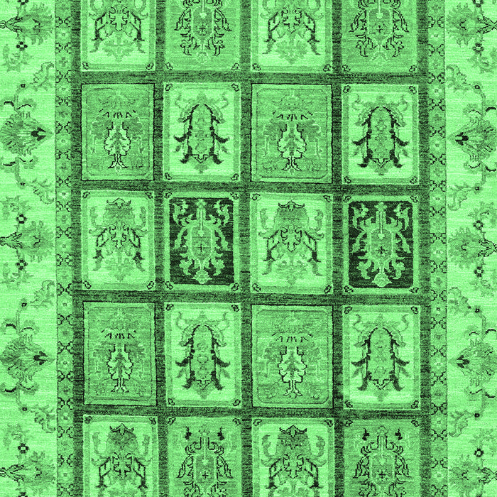 Abstract Emerald Green Modern Rug, abs3023emgrn