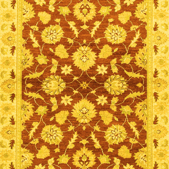 Oriental Yellow Traditional Rug, abs3024yw