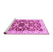 Sideview of Machine Washable Oriental Purple Traditional Area Rugs, wshabs3024pur