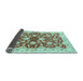 Sideview of Oriental Light Blue Traditional Rug, abs3024lblu