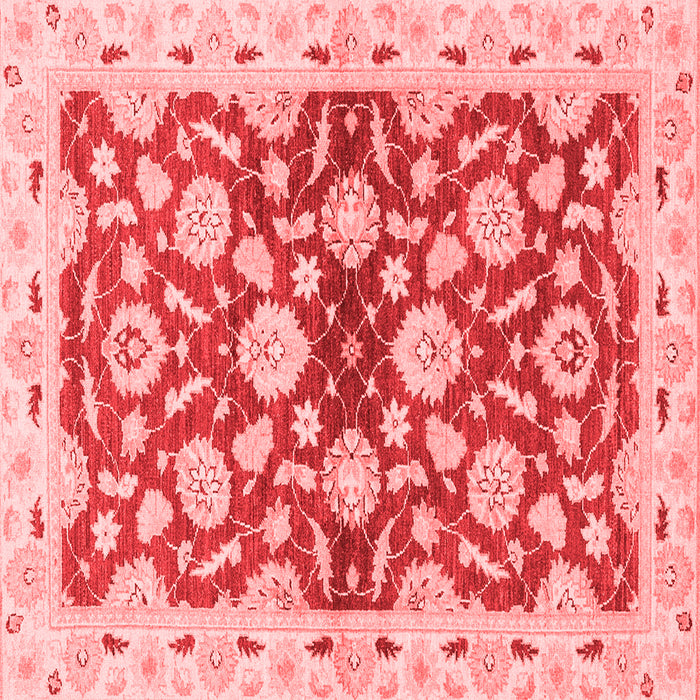 Machine Washable Oriental Red Traditional Rug, wshabs3024red
