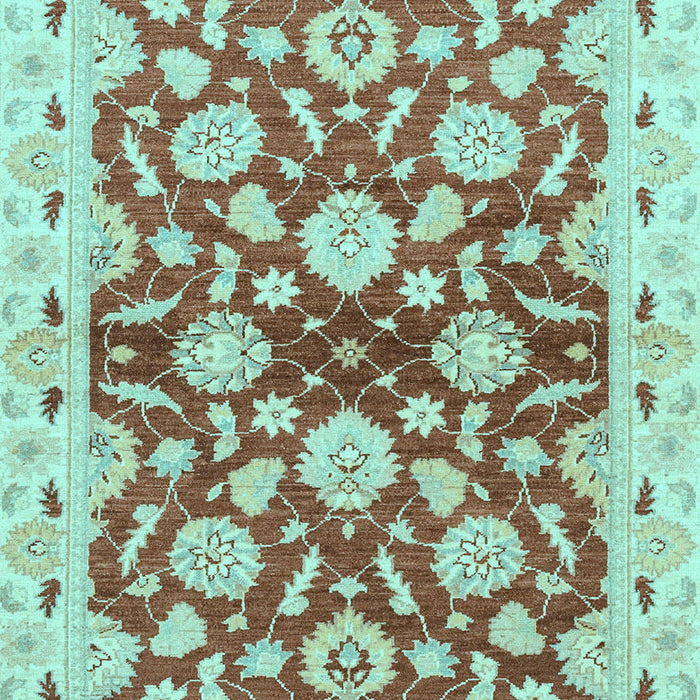 Oriental Light Blue Traditional Rug, abs3024lblu