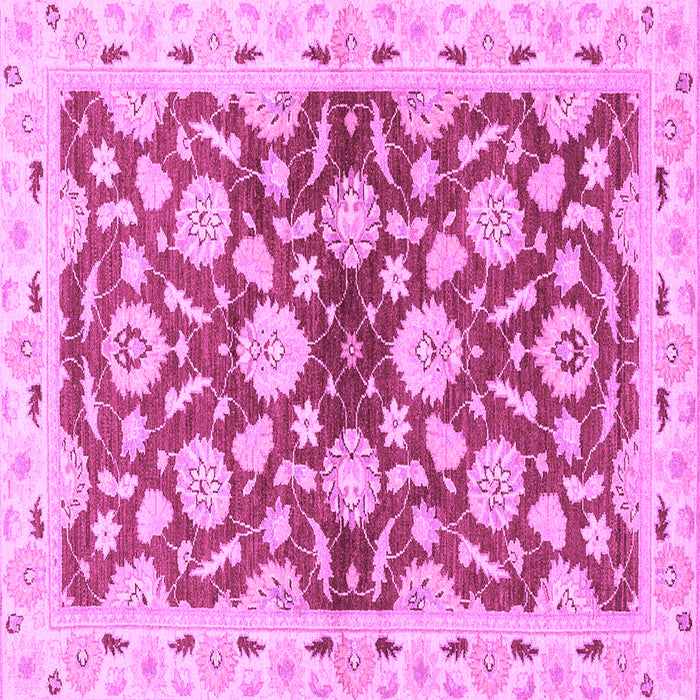 Square Oriental Purple Traditional Rug, abs3024pur