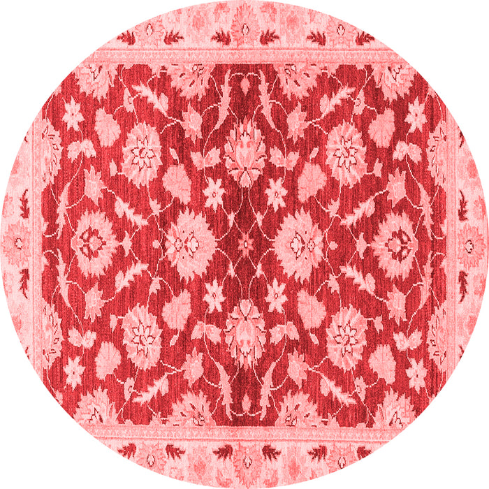 Machine Washable Oriental Red Traditional Rug, wshabs3024red