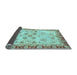 Sideview of Oriental Light Blue Traditional Rug, abs3025lblu