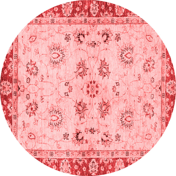 Machine Washable Oriental Red Traditional Rug, wshabs3025red