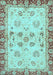 Oriental Light Blue Traditional Rug, abs3025lblu