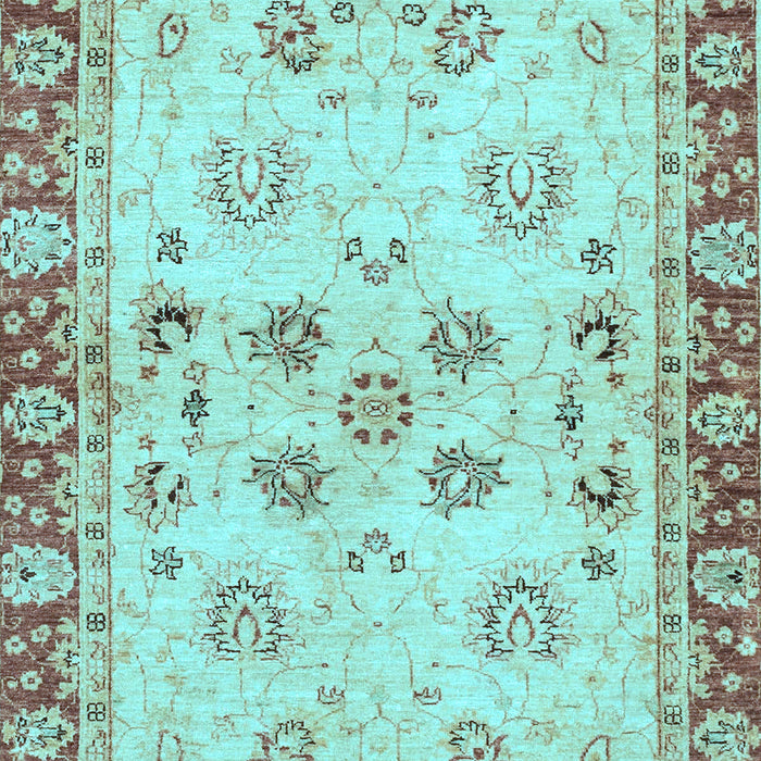 Oriental Light Blue Traditional Rug, abs3025lblu