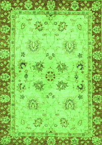 Oriental Green Traditional Rug, abs3025grn