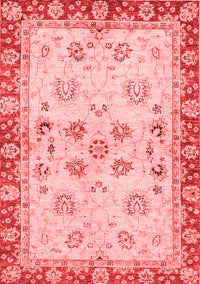 Oriental Red Traditional Rug, abs3025red