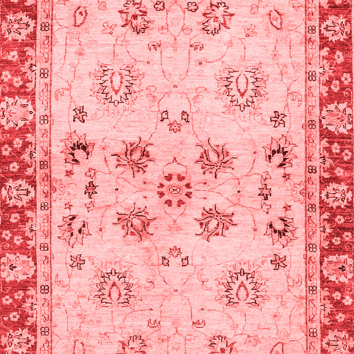Machine Washable Oriental Red Traditional Rug, wshabs3025red