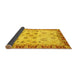 Sideview of Oriental Yellow Traditional Rug, abs3025yw