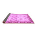 Sideview of Oriental Purple Traditional Rug, abs3025pur