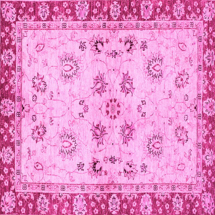 Square Oriental Pink Traditional Rug, abs3025pnk