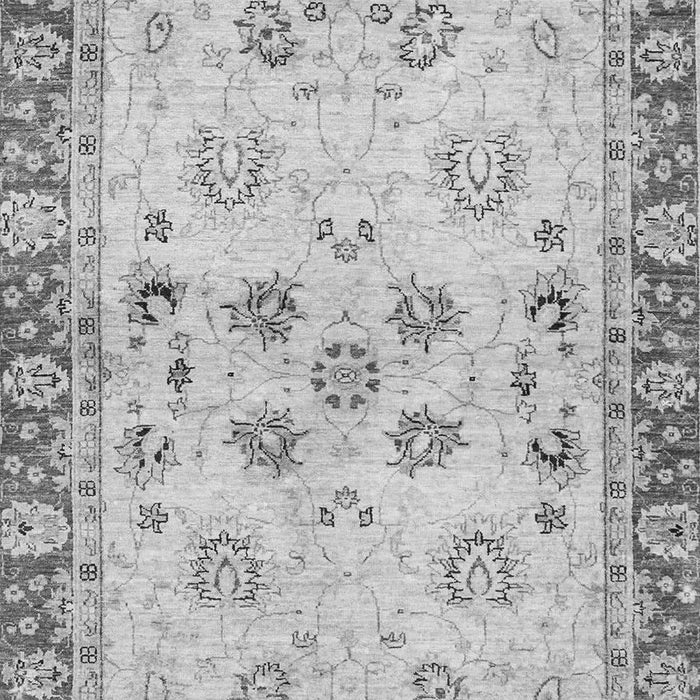 Machine Washable Oriental Gray Traditional Rug, wshabs3025gry