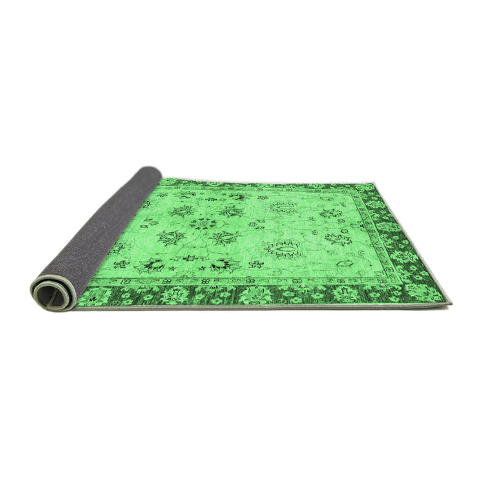 Sideview of Oriental Emerald Green Traditional Rug, abs3025emgrn