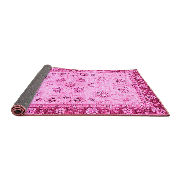 Sideview of Oriental Pink Traditional Rug, abs3025pnk