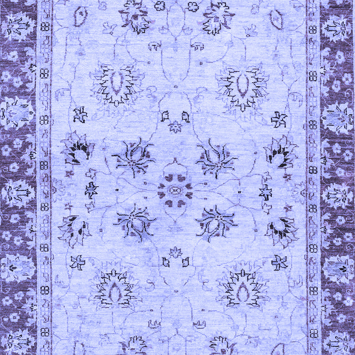 Machine Washable Oriental Blue Traditional Rug, wshabs3025blu