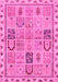 Abstract Pink Modern Rug, abs3026pnk