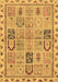 Abstract Brown Modern Rug, abs3026brn