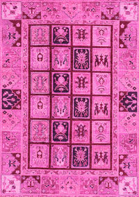 Abstract Pink Modern Rug, abs3027pnk