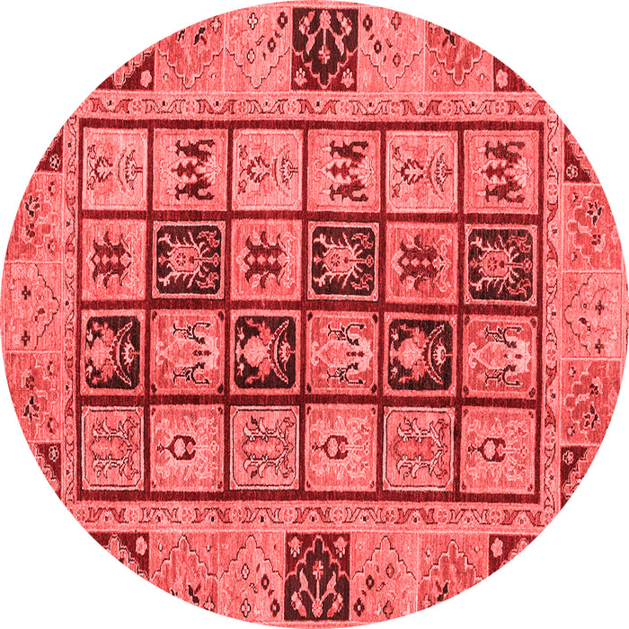 Abstract Red Modern Rug, abs3027red