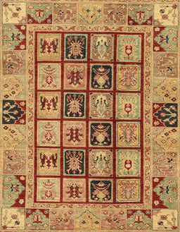 Abstract Yellow Modern Rug, abs3027