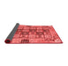 Abstract Red Modern Area Rugs