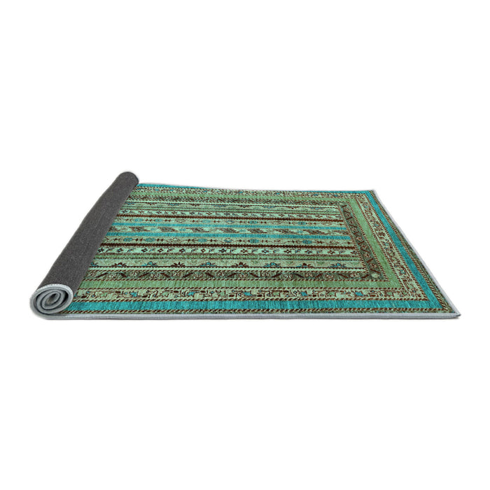 Sideview of Abstract Light Blue Modern Rug, abs3028lblu