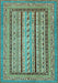 Abstract Light Blue Modern Rug, abs3028lblu