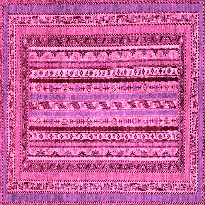 Square Abstract Pink Modern Rug, abs3028pnk
