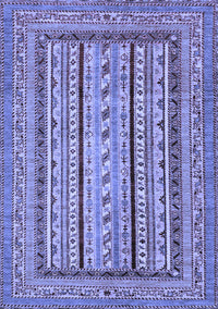 Abstract Blue Modern Rug, abs3028blu