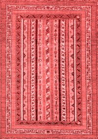 Abstract Red Modern Rug, abs3028red