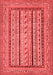 Abstract Red Modern Area Rugs