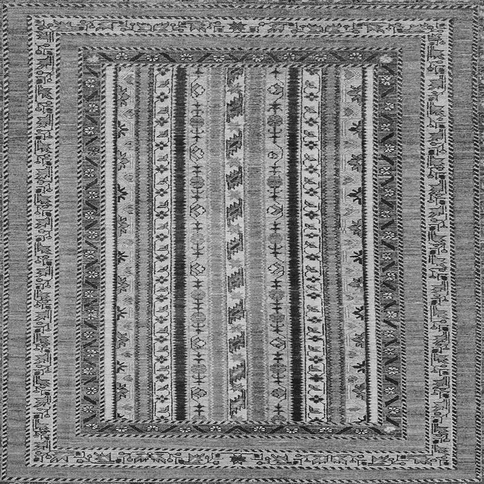 Square Abstract Gray Modern Rug, abs3028gry