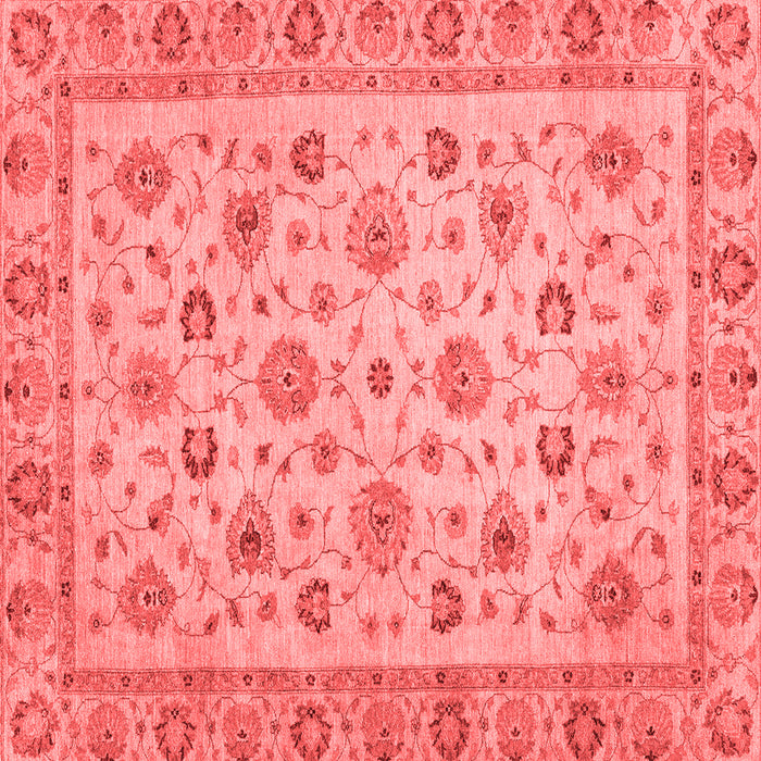 Machine Washable Oriental Red Traditional Rug, wshabs3029red