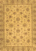 Machine Washable Oriental Brown Traditional Rug, wshabs3029brn