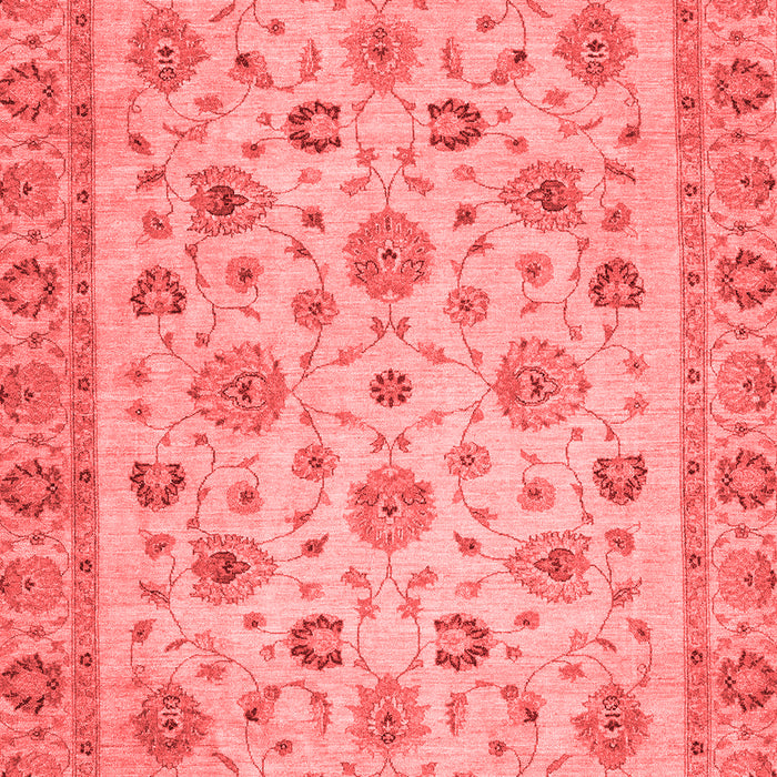 Machine Washable Oriental Red Traditional Rug, wshabs3029red