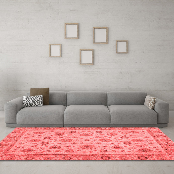 Traditional Red Washable Rugs