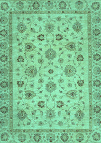 Oriental Turquoise Traditional Rug, abs3029turq