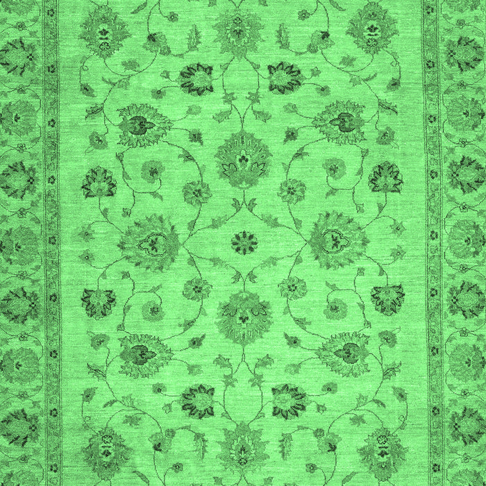 Oriental Emerald Green Traditional Rug, abs3029emgrn