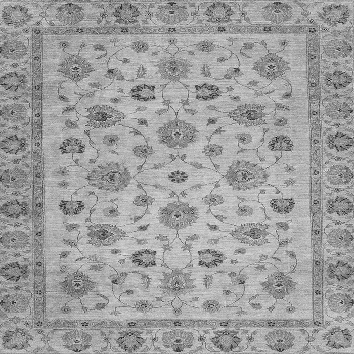 Square Machine Washable Oriental Gray Traditional Rug, wshabs3029gry