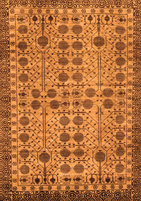 Southwestern Orange Country Rug, abs302org