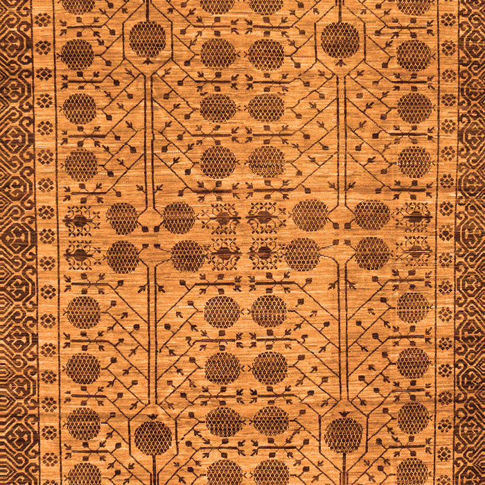 Southwestern Orange Country Rug, abs302org