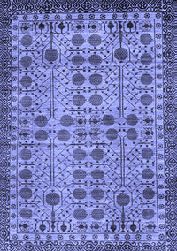 Southwestern Blue Country Rug, abs302blu