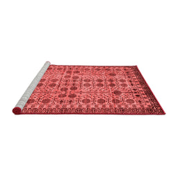 Country Red Washable Rugs