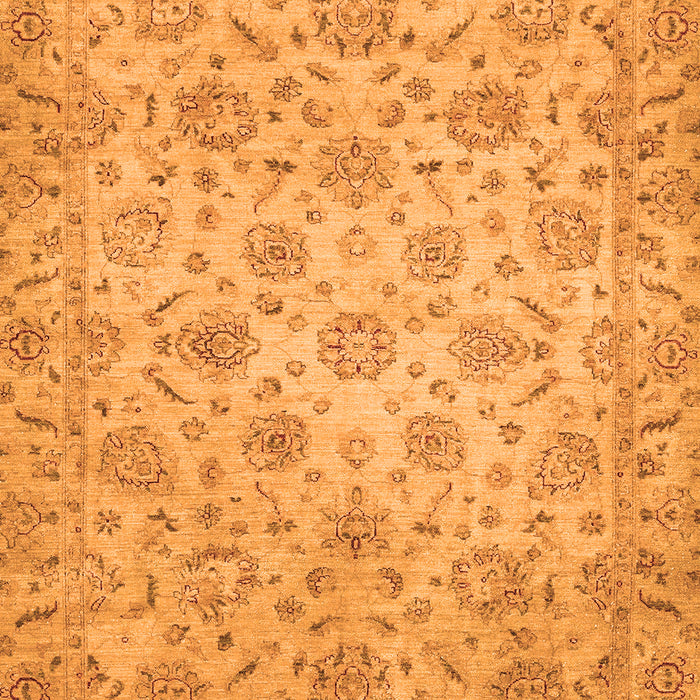 Machine Washable Abstract Orange Modern Area Rugs, wshabs3030org