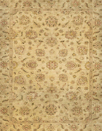 Machine Washable Abstract Caramel Brown Rug, wshabs3030