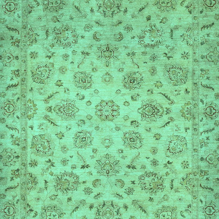 Machine Washable Abstract Turquoise Modern Area Rugs, wshabs3030turq
