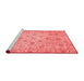 Modern Red Washable Rugs